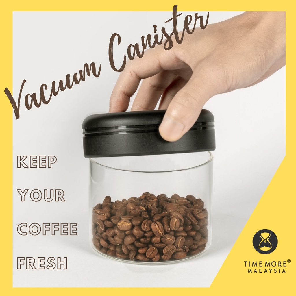 [ TIMEMORE Malaysia ] Vacuum Coffee Bean Airtight Canister Storage