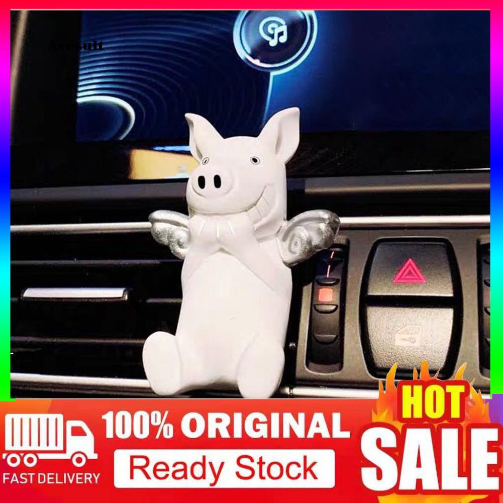 Are Cute Cartoon Wings Wishing Pig Car Air Outlet Freshener