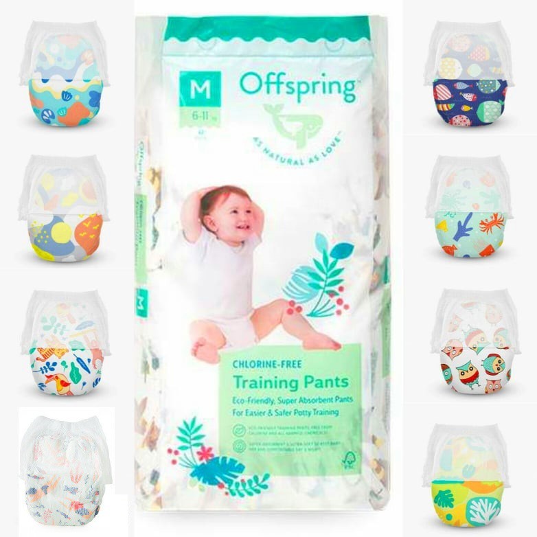 Offspring Fashion Tapes Diapers Chlorine Free Diapers M 42 Superior