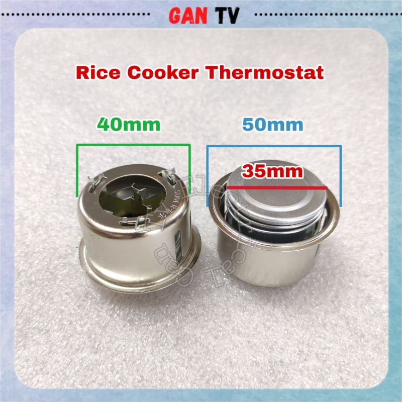 GANTV Suoer Electric Rice Cooker Steel Circular Thermostat Temperature Limiter