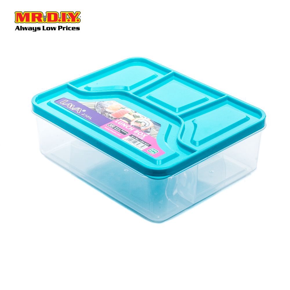 LAVA Divided Lunch Box (2L) Shopee Malaysia