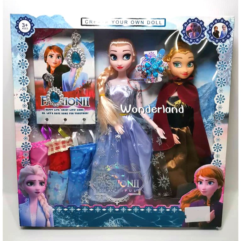 Frozen Baby Barbie Doll Elsa and Anna Doll (Ready Stock) | Shopee Malaysia