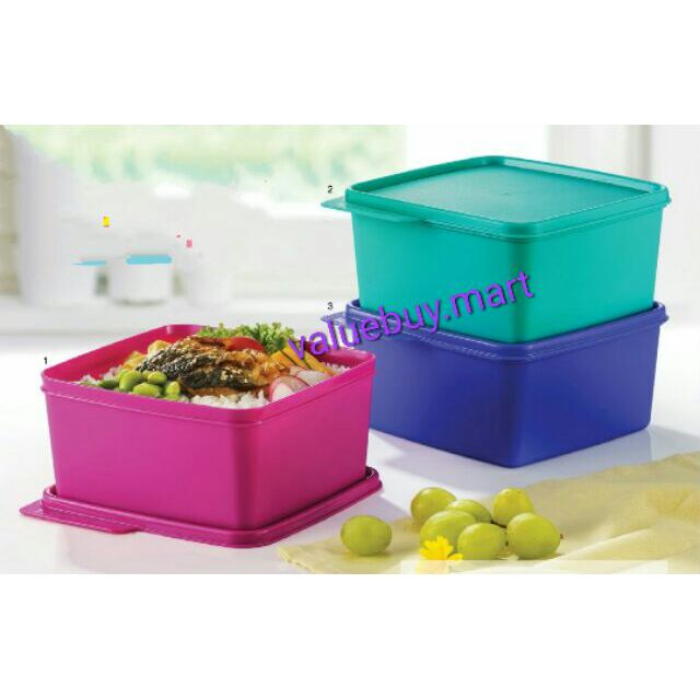 Tupperware snack n stack assorted color (1pc)