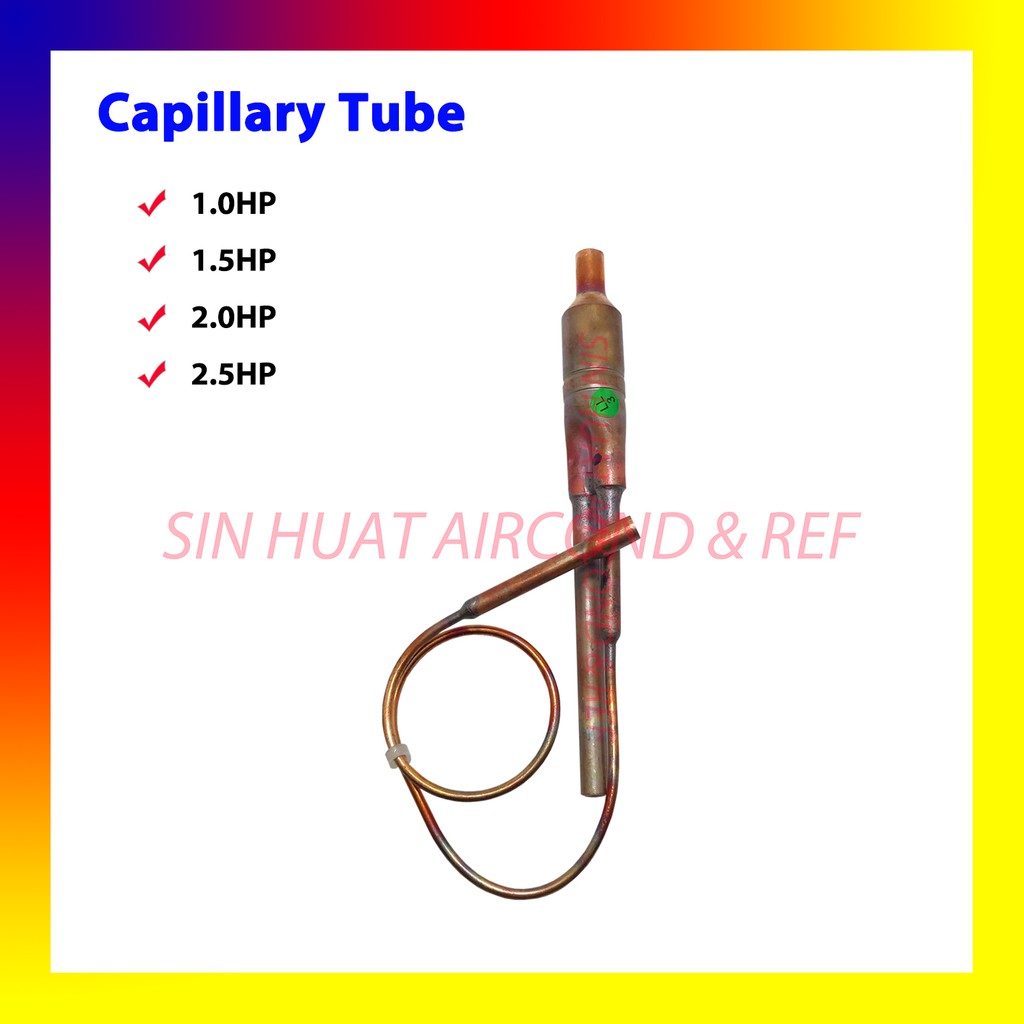 Capillary Tube Air Cond 1 0hp 1 5hp 2 0hp 2 5hp Capillary Tube Air Conditioner Captube Cap Tube Shopee Malaysia