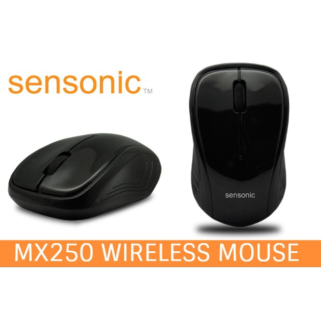 SENSONIC 2.4G WIRELESS MOUSE WITH BATTERY MX250