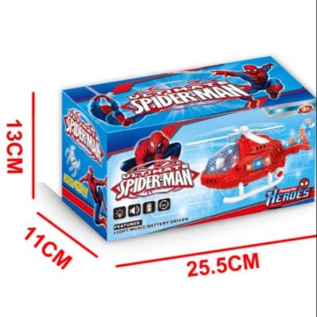 spiderman aeroplane toy