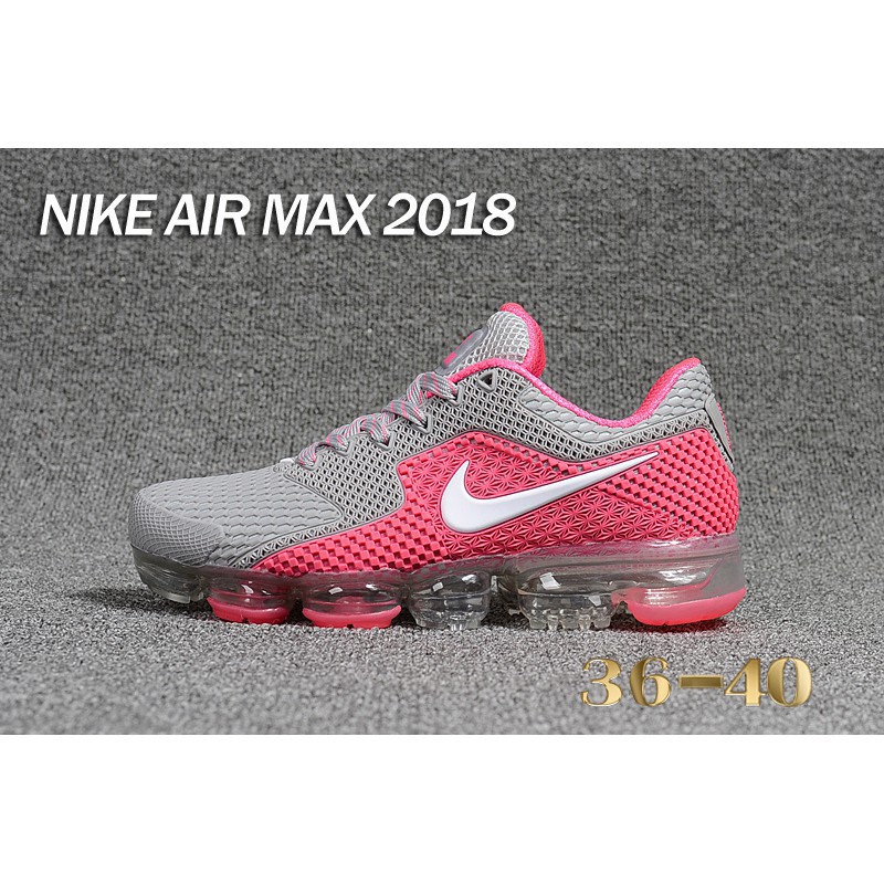 grey and pink vapormax