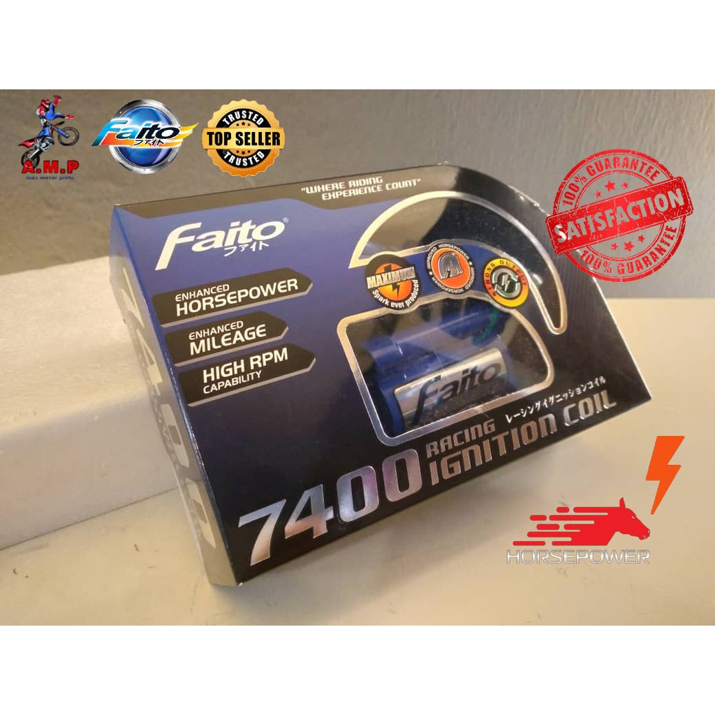 FAITO IGNITION COIL RACING 7400 YAMAHA Y15ZR LC135 HONDA RS150 