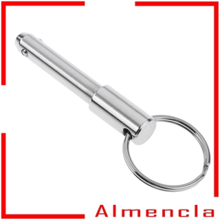 Anti-Rust Diameter 6mm/0.24 Length 15mm Almencla 9 Pieces Stainless Steel Push Button Quick Release Pins Fastener 