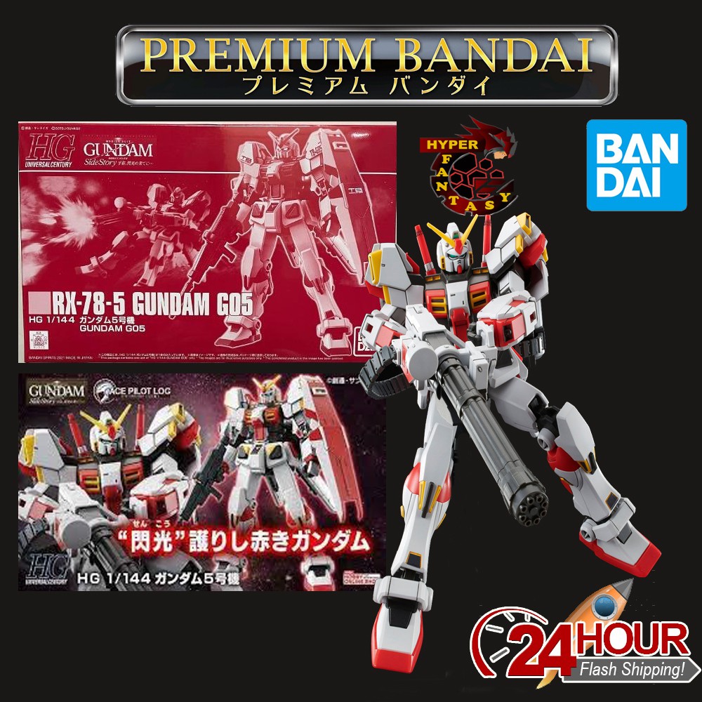 Premium Bandai Hguc 1 144 Rx 78 5 Gundam Unit 5 G05 Gundam Model Kits Shopee Malaysia