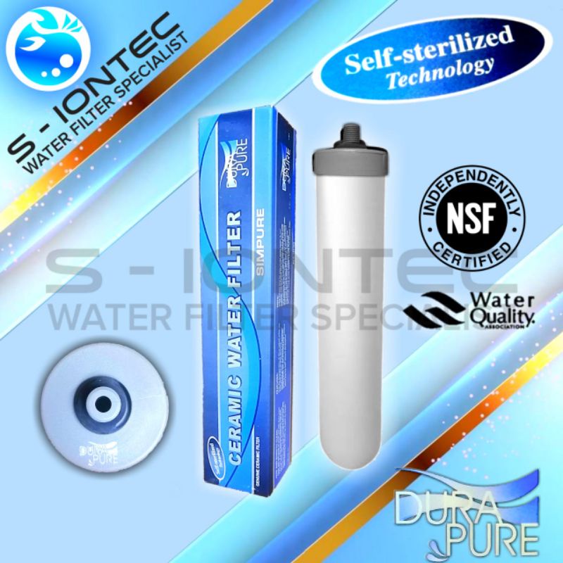 DURA PURE (LIMITED) Ceramic Water Filter Replacement Candle Filter ...