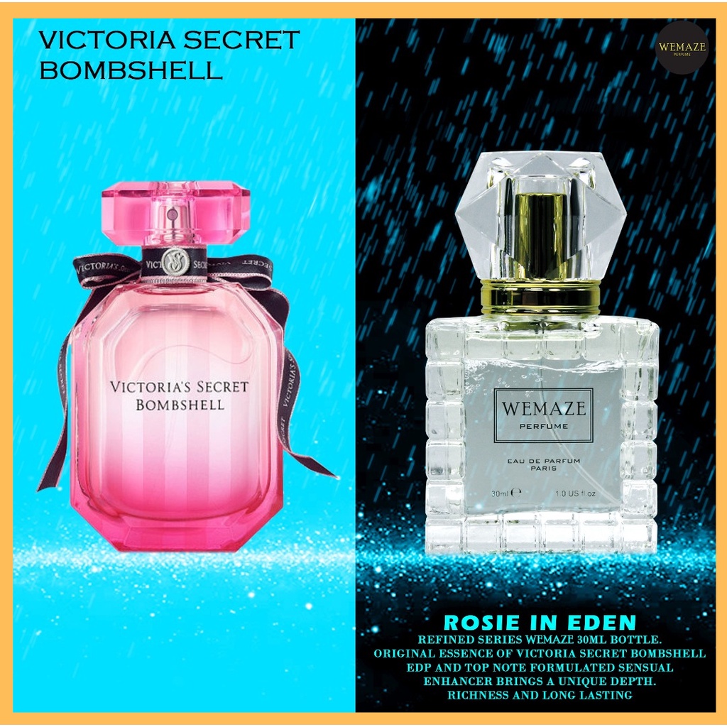 Free Gift 🎁WeMaze Perfume(F)3ML/30ML-"Rosie in Eden extrait de parfum -Dupe: Victoria Secret