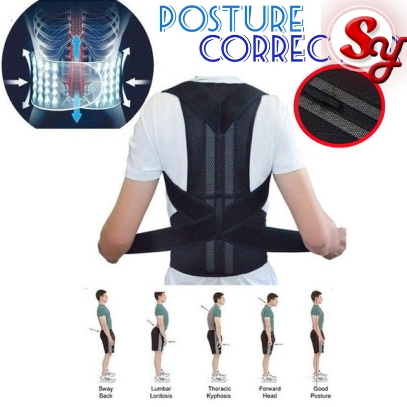Posture Belt Corrector Humpback Correction Back Support Brace Back Shoulder Belt Body Magnetic Posture