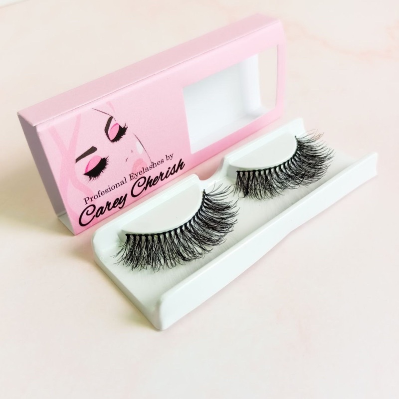 Best Quality 3D Bulu Mata Palsu Carey Cherish Handmade Human Hair Handcrafted Eyelash Carey Cherish Sarawak