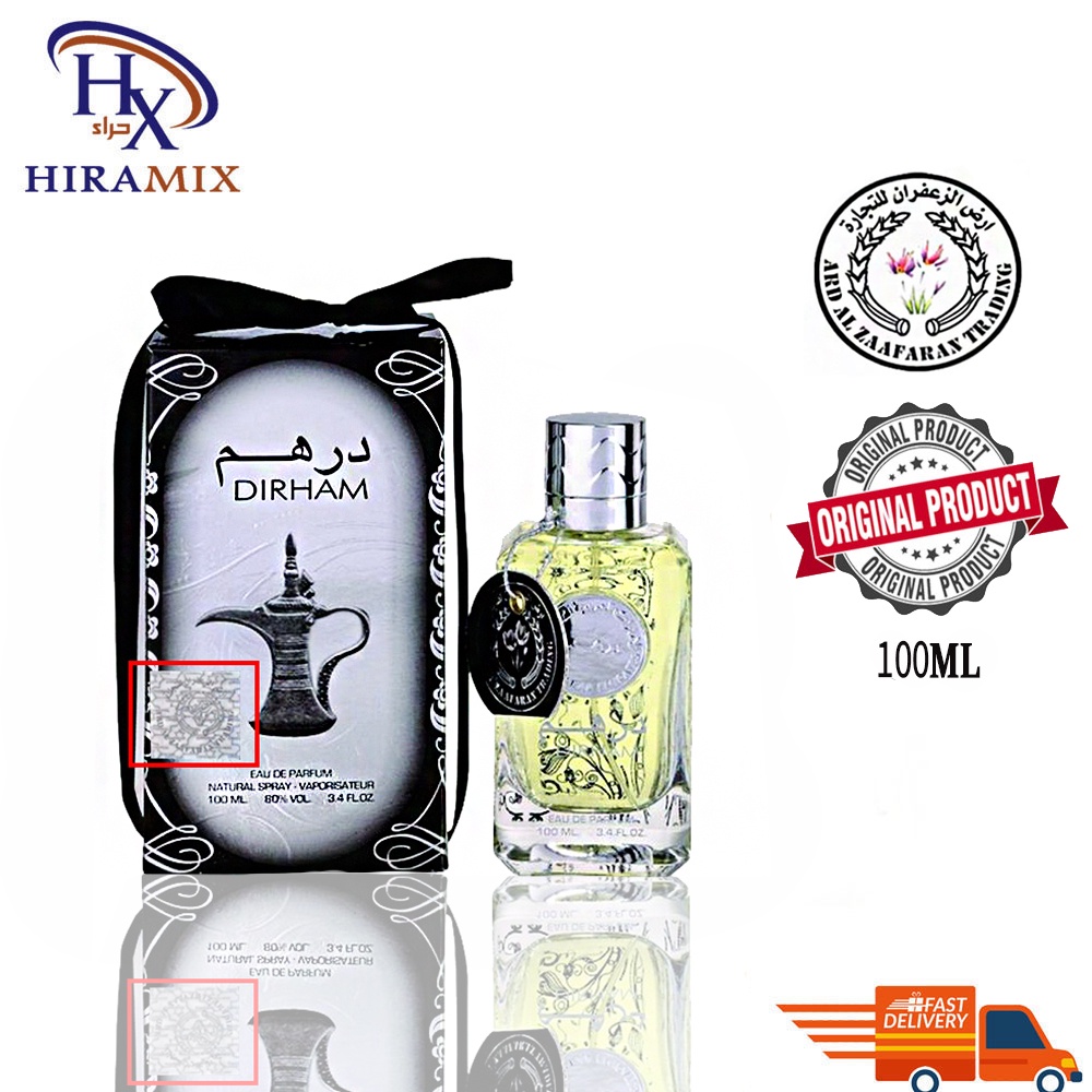 Buy Dirham Perfume Edp Silver 100 Original Arabic Perfumes Imported Dubai 100ml Seetracker Malaysia