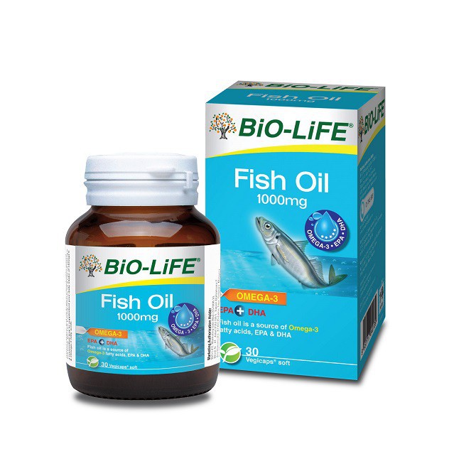 Bio Life Omega 3 Fish Oil 1000 Mg 30 S Shopee Malaysia