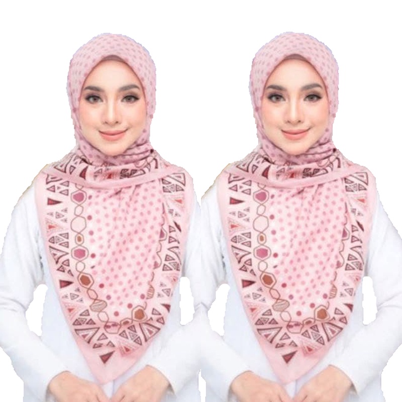 TUDUNG BAWAL COTTON VOILE CORAK BIDANG 45 (POLKADOT) | Shopee Malaysia