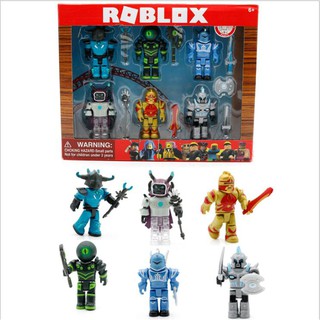 Roblox Robot Riot 4 Figure Pack Mix Match Set Figure Toys Kids Gifts Shopee Malaysia - robots roblox tutorial