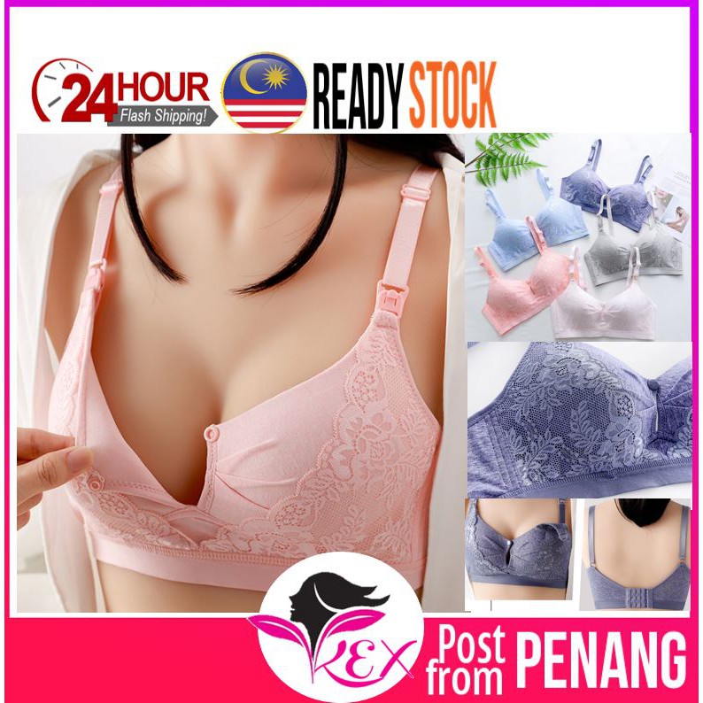 [MB01] READY STOCK PENANG Nursing Bra, Breastfeeding Bra For Pregnancy Women Maternity Underwear