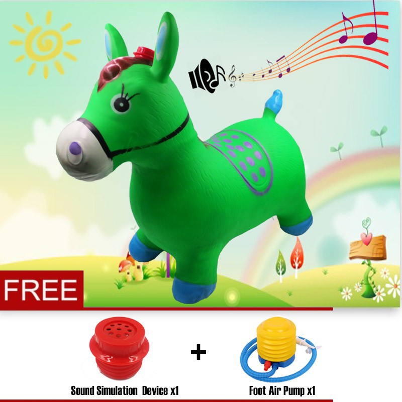 inflatable horse toy