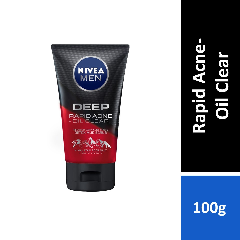nivea men deep rapid acne oil clear