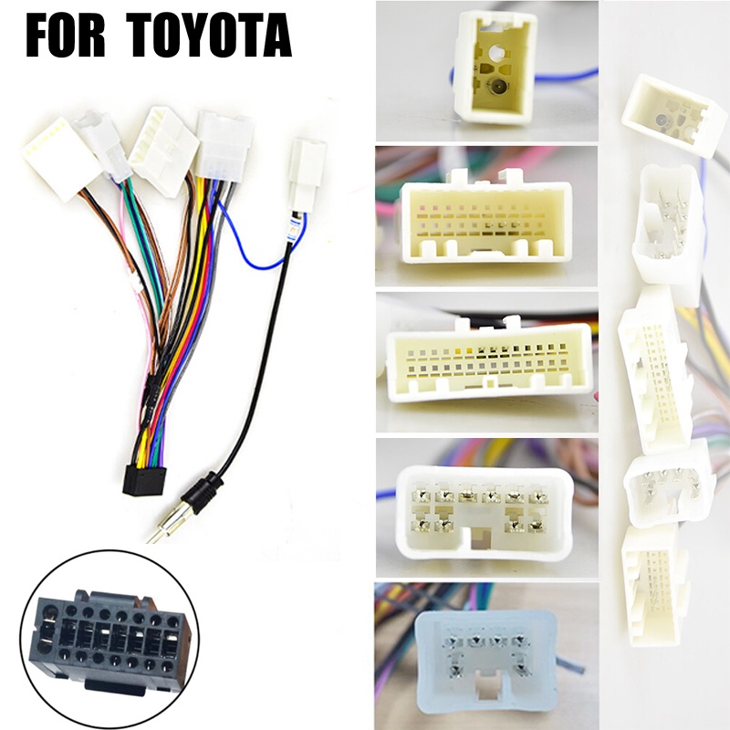 Android Radio Auto Parts Harness Adapter Connector Plug Universal