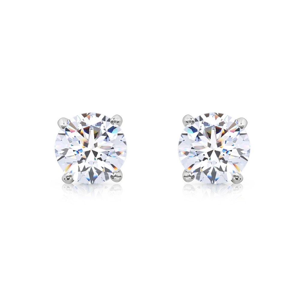[New Arrivals] SO SEOUL Athena Brilliant Cut 0.1-2.5 CARAT Solitaire Round Diamond Simulant Zircon Pierced Stud Earrings
