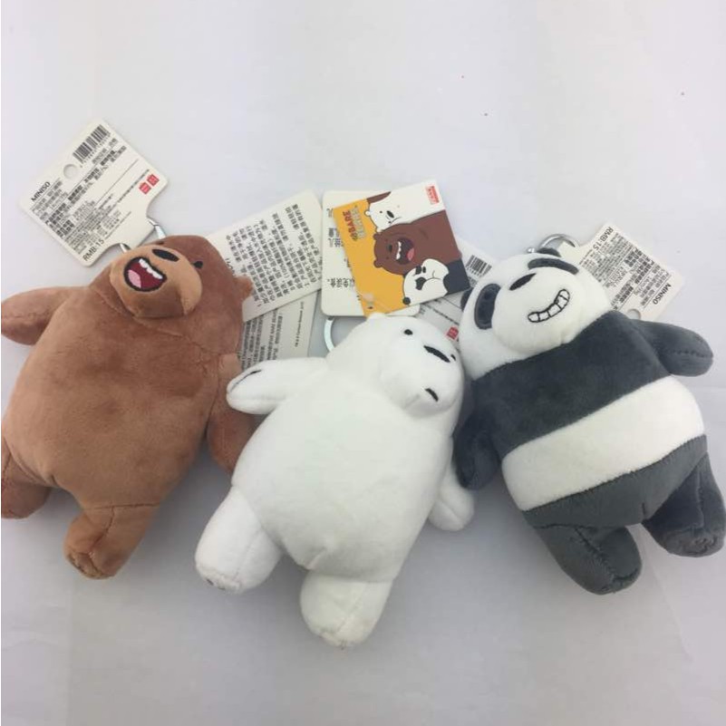 we bare bear plush miniso