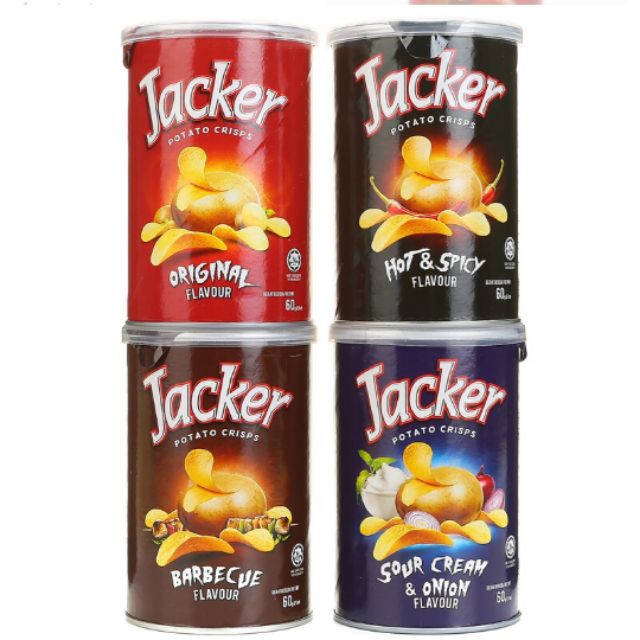 Jack Jacker Potato Chips Snack (60g) Shopee Malaysia