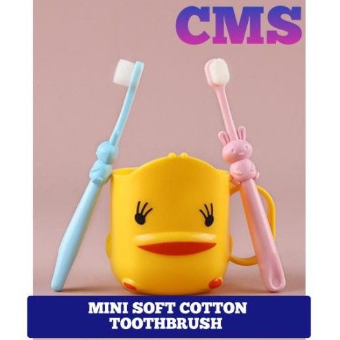 mini soft cotton toothbrush