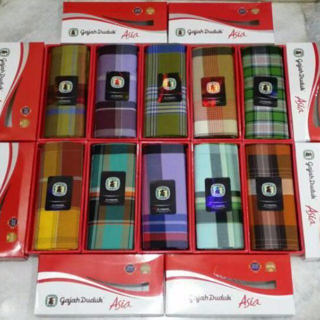 Gajah Duduk Kain Pelekat Asia(Original) {Random Color ...