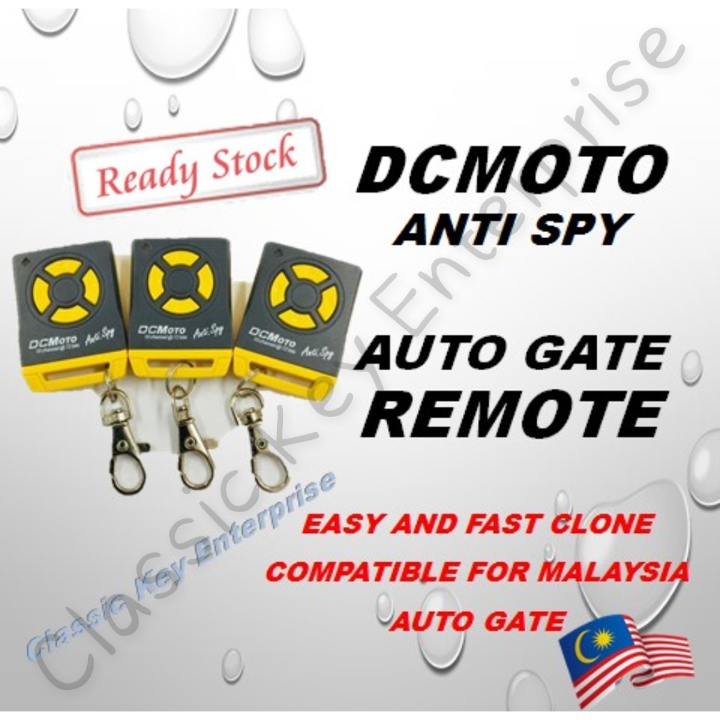 DCMOTO DC MOTO AUTO GATE REMOTE CONTROL DUPLICATOR X 3 units for