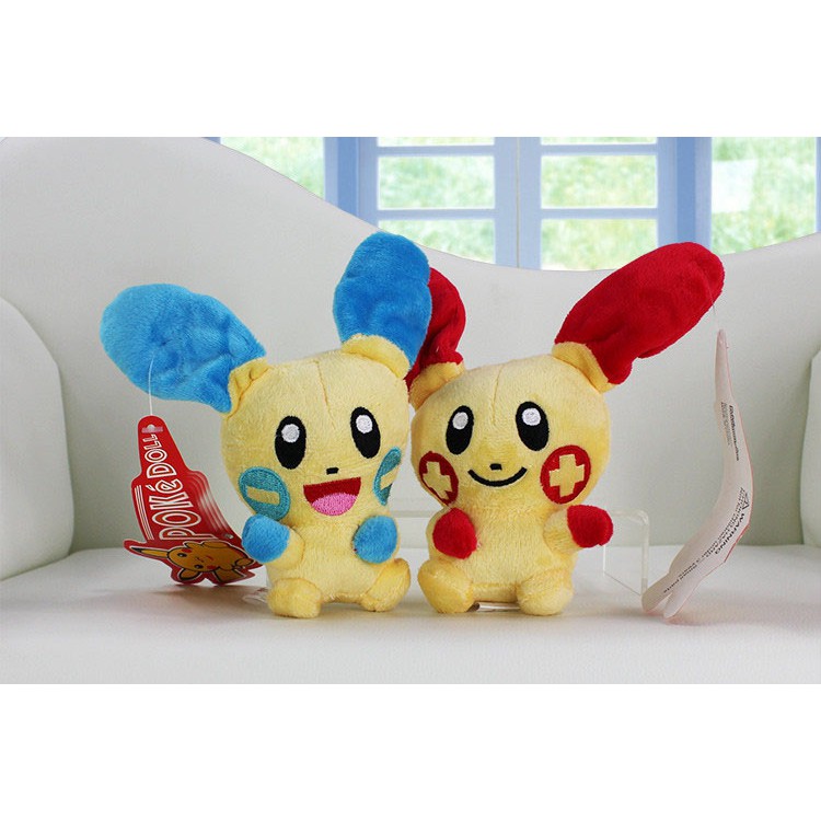 plusle and minun plush