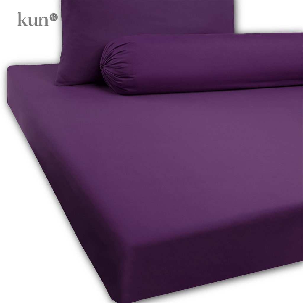KUN 12 Colors Premium Fitted Bed Sheet / Cadar Tilam Getah Keliling (Single / Super Single / Queen / King) #3
