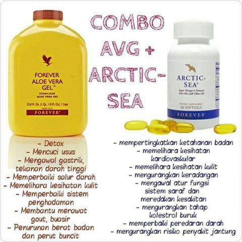 Combo Forever Living Aloe Vera Gel Forever Living Artic Sea Shopee Malaysia