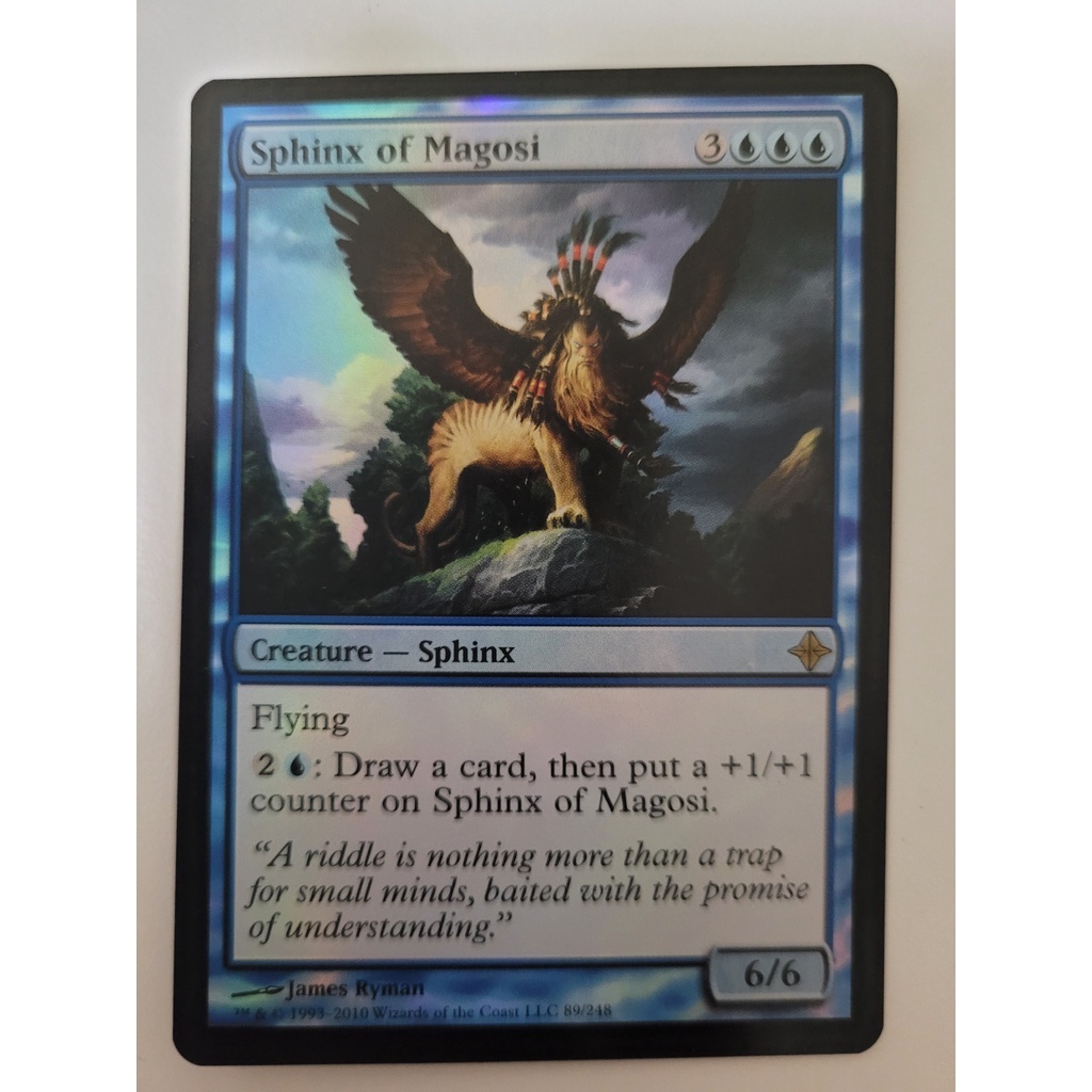 MTG Magic the gathering Sphinx of Magosi Rise of the Eldrazi Rare FOIL