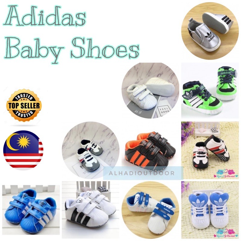 READY STOCK] ADIDAS PRE WALKER SHOES Kasut Baby Boys Girls Infant Toddler  Baby Shoe Newborn toddler Shoe Anti-Slip Kids | Shopee Malaysia