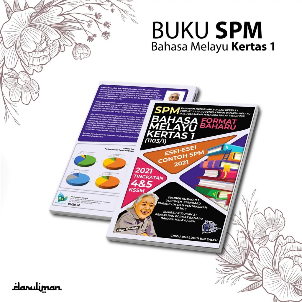 Buku Bahasa Melayu Kertas 1 Format Baharu Kssm Spm 2021 Shopee Malaysia