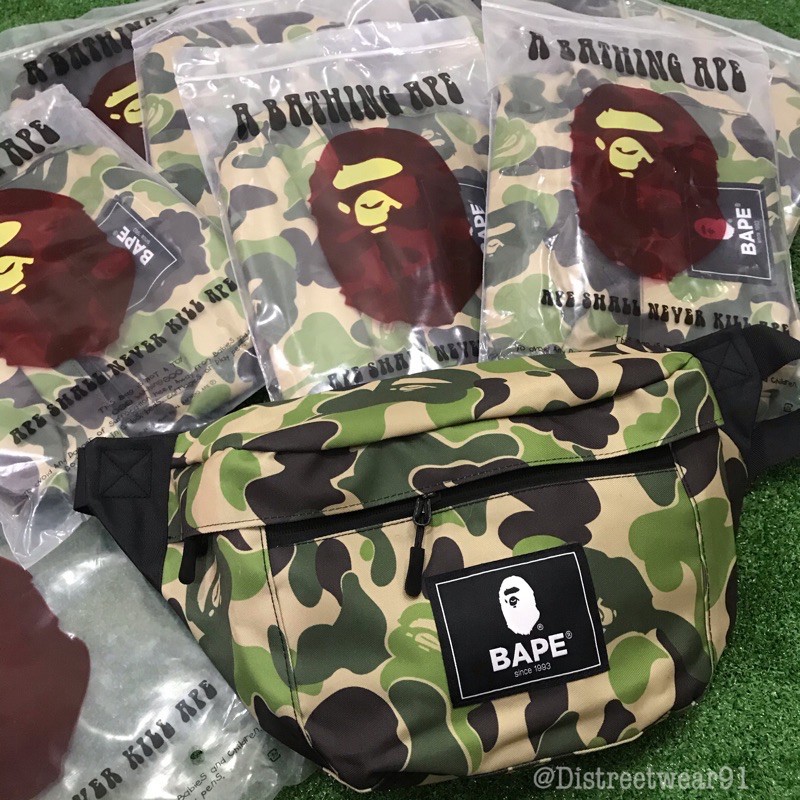 Bag Ready Stock New 21 A Bathing Ape Bape Large Waist Chest Cross Body Bag From 21 Spring Collection Mook Maga Shopee Malaysia