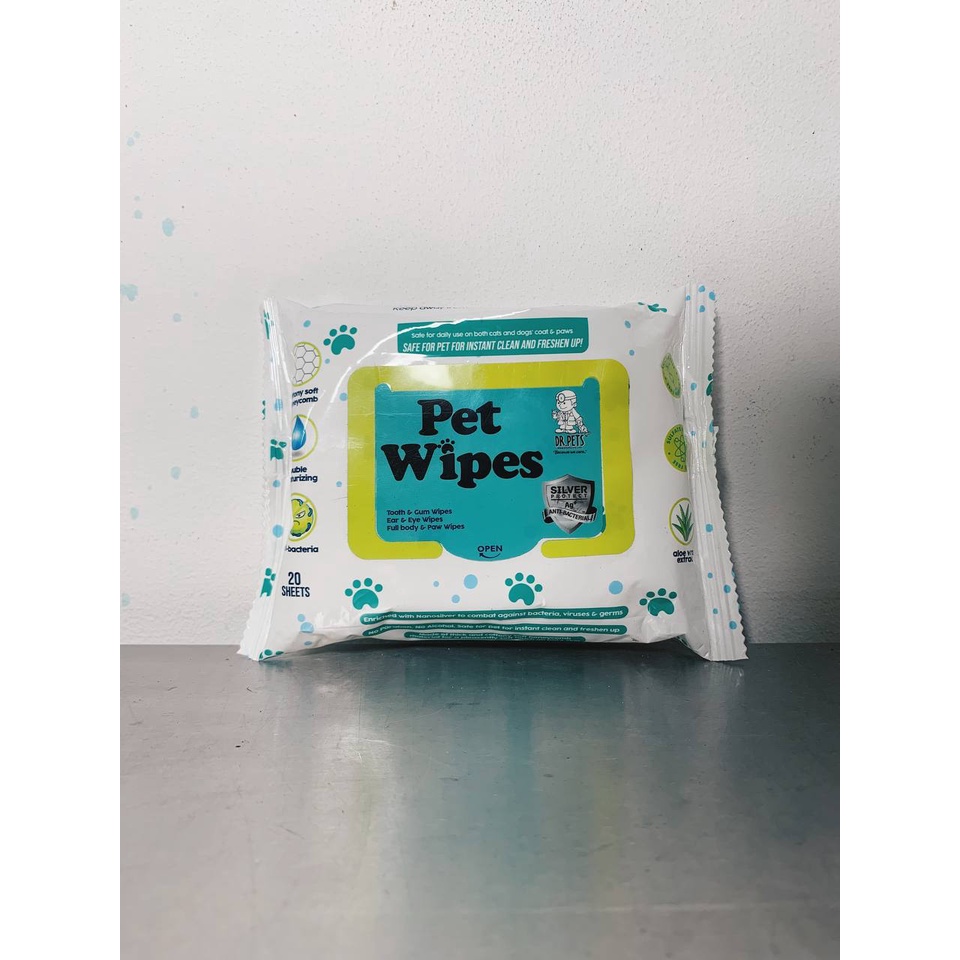 DR.PET WIPES 20 SHEETS (ORIGINAL) Shopee Malaysia