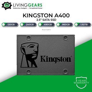 Kingston A400 2.5” SATA SSD For Desktop & Laptop/Kingmax (120GB/240GB/480GB/960GB/2TB)