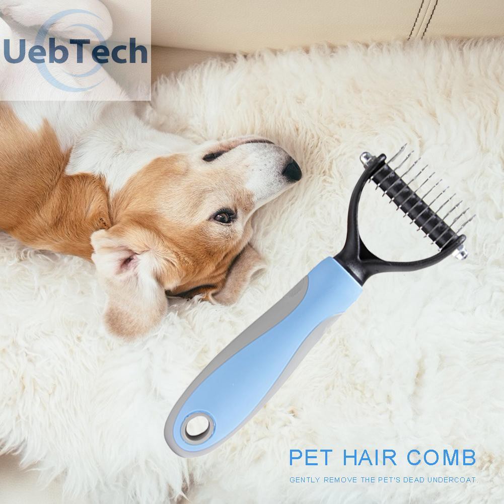 dog comb with blade