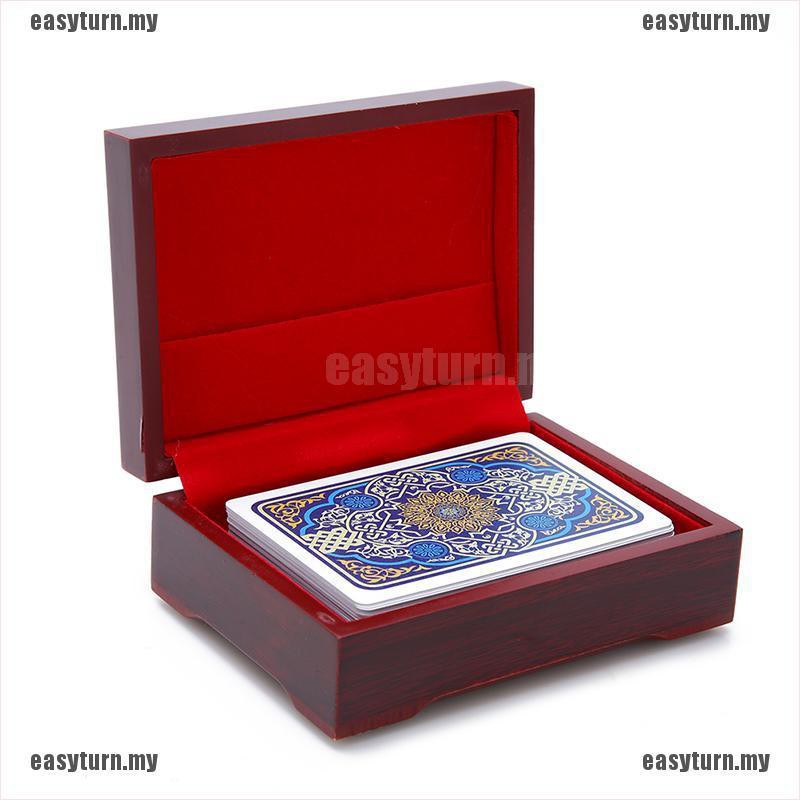 Purpose Multi EASY 1pc Playing Card Holders Poker Wooden Box Commemorative Coins MY Quality Reliable - Image 5