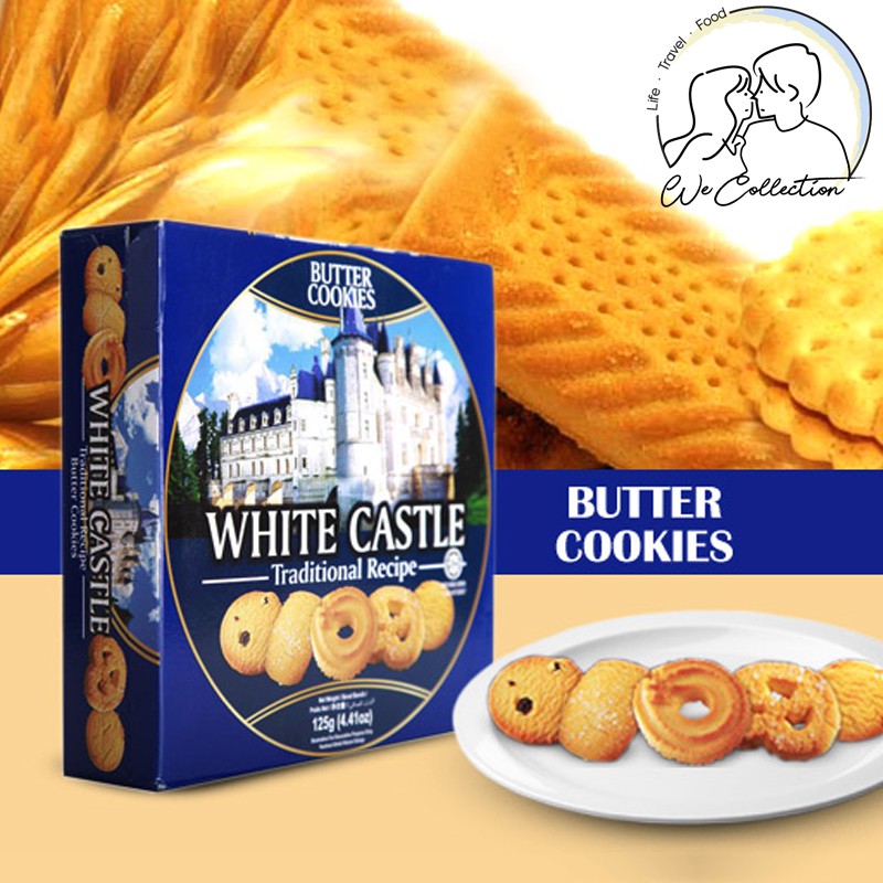 White Castle Butter Cookies Raya Biskut Biscuit Cookies 90g Shopee Malaysia