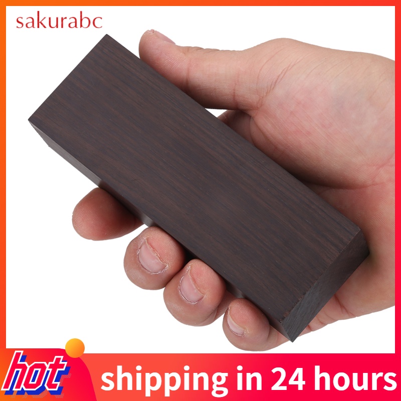 Handle Timber Wood Block Rare Craft Hobby African Blackwood Tool Ebony Lumber~