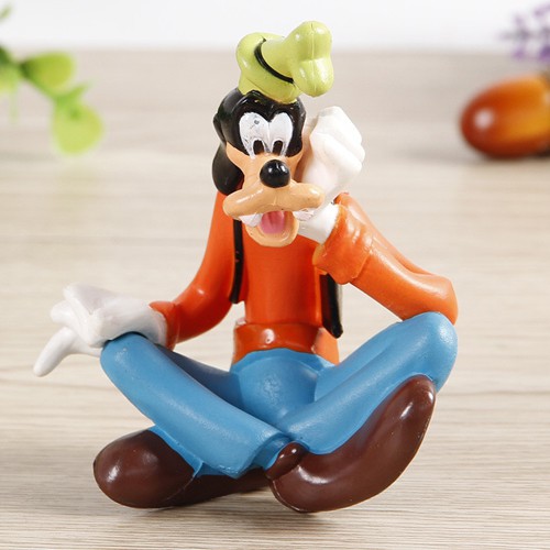 6Pcs Mickey Minnie Donald Cake Topper Mini PVC Figure 7cm
