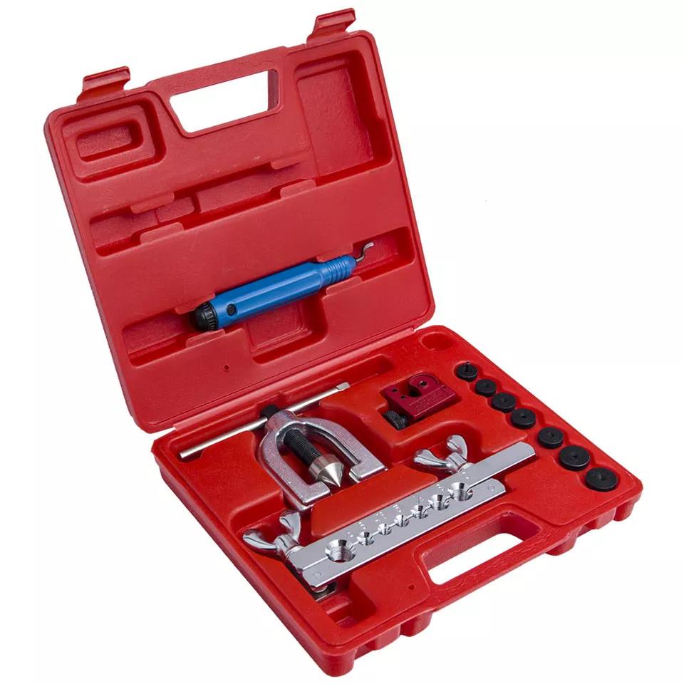 SAE Standard Double Flaring Brake Line Tool Kit & Mini Pipe Cutter Car