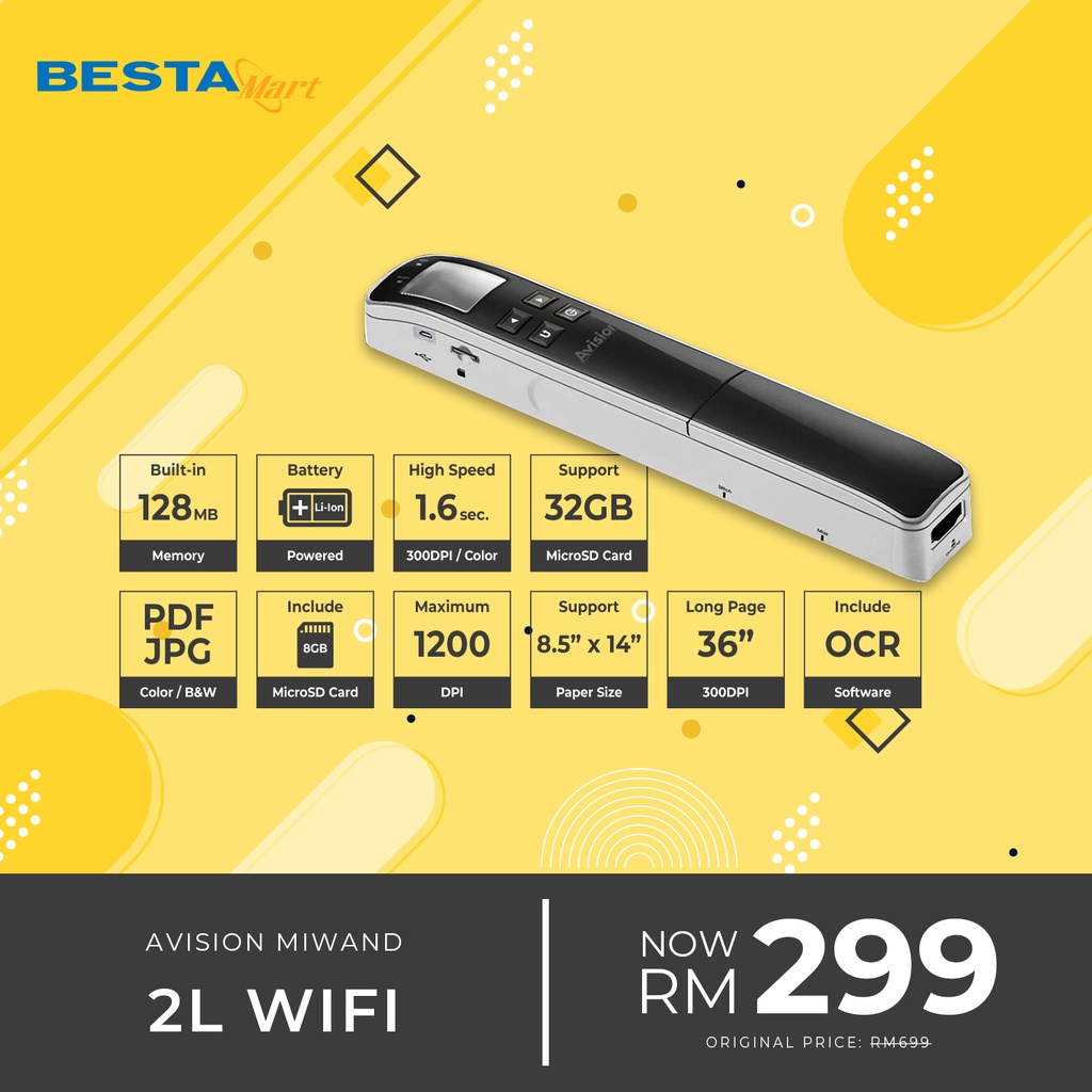 Avision MiWand 2L Wi-Fi