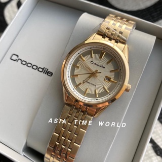 Jual Jam Tangan Pria Crocodile Cm 027d34c Rosegold Blue Original Di Lapak Pondok Arloji Bukalapak
