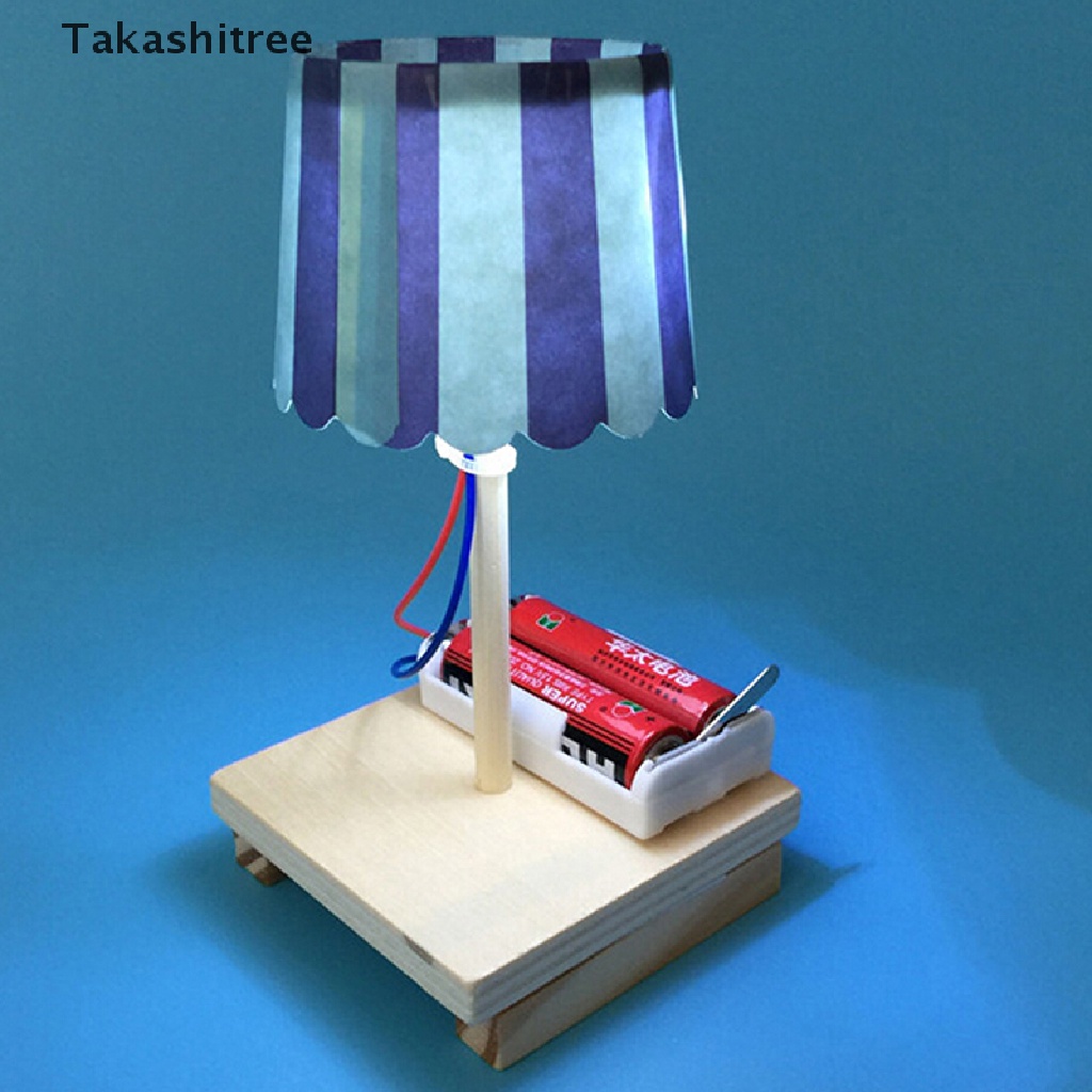 Must Versatile Takashitree/ Kids Science Experiment DIY Toys Mini Wooden Table Lamp Gizmo Set Popular - Image 3